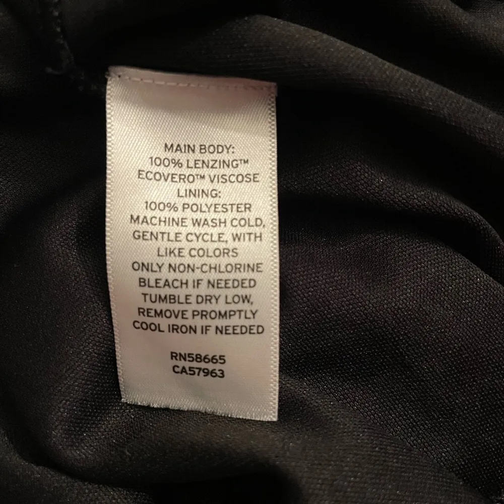 Abound Floral Babydoll Skater  Tie Front Black Dress Small Excellent Condition - Image 8