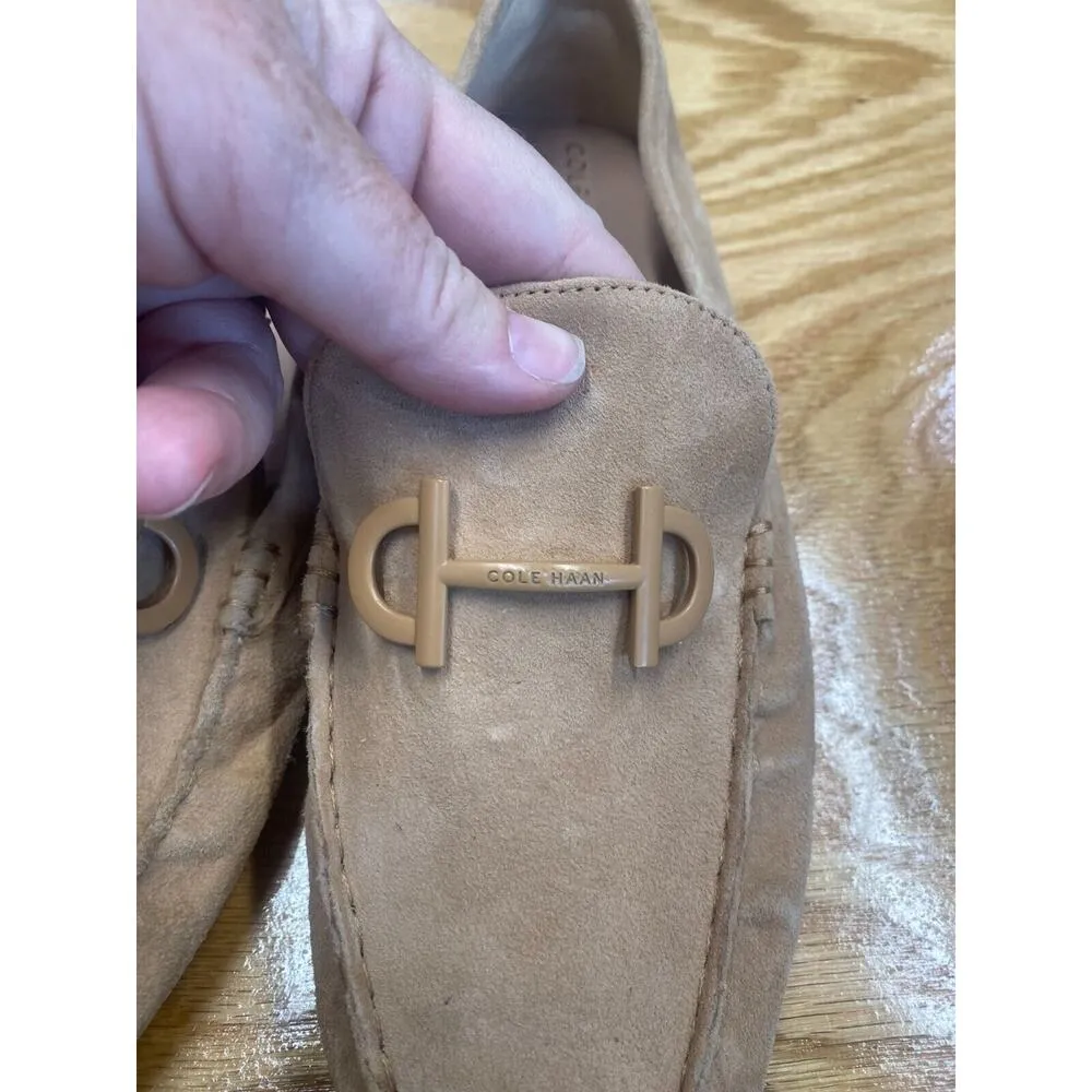 Cole Haan Tully Driver Comfort Shoes Women's 7 B Brown Suede Slip On W26056 S14 - Image 2