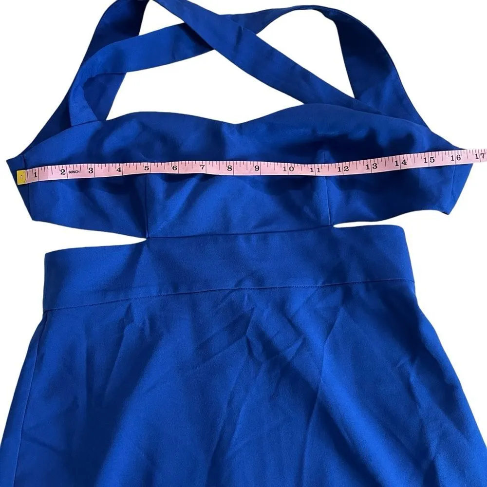 NBD X NAVEN Zola Cobalt Blue Cut Out Sweetheart Mini Dress NWT Small - Image 5