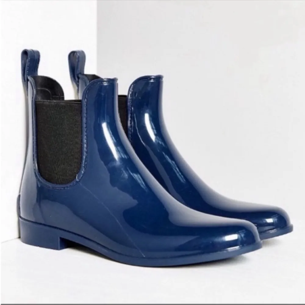 SAM EDELMAN Tinsley Rubber Rain Boot Navy Blue Size 9 - Image 3