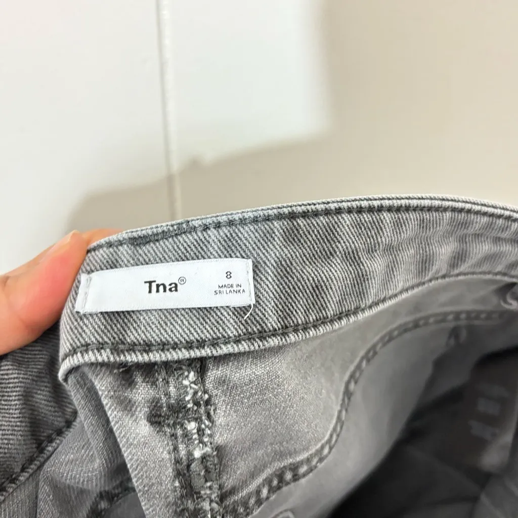 Aritzia TNA Greenwich Carpenter Gray Pants Size 8 - Image 7