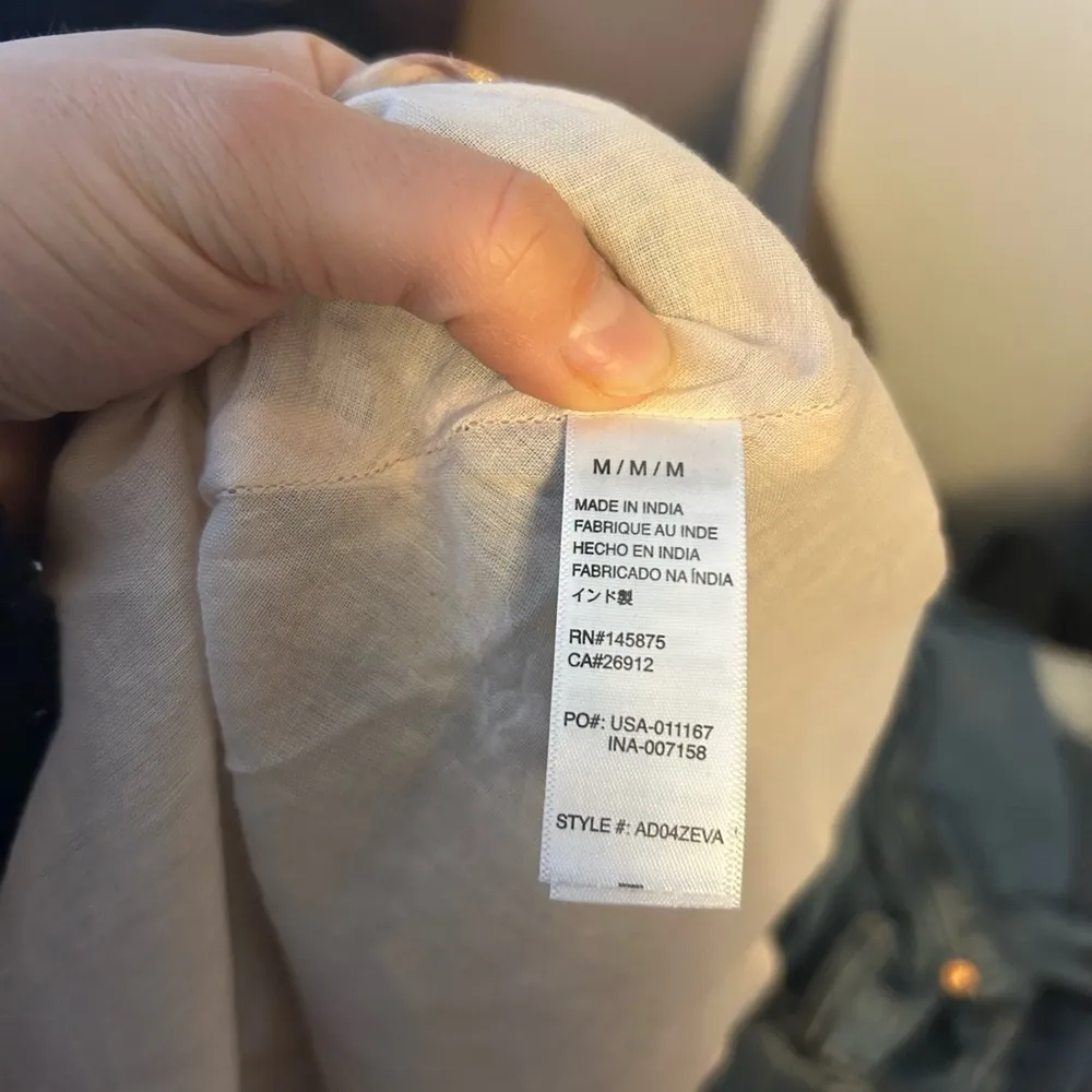 Amuse Society Tropical Floral Metallic V-Neck Dress - Image 4