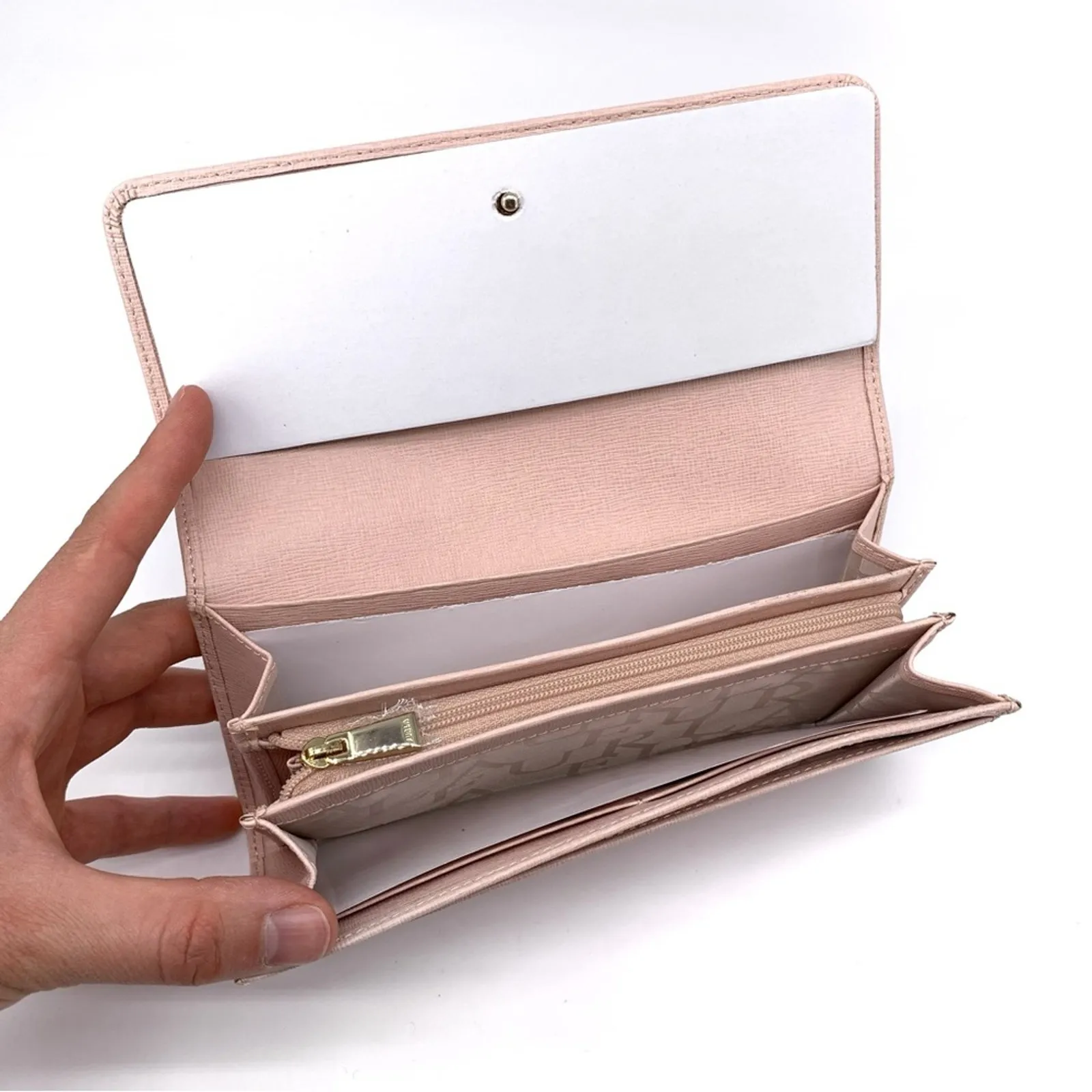 NWT FURLA Classic XL Bifold Wallet Magnolia Pink - Image 4