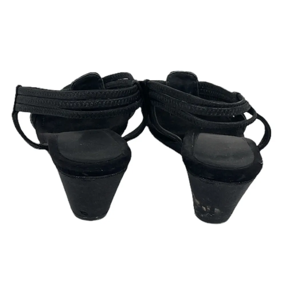 East 5th Bejeweled Sandals Black Size 8.5 - Image 4