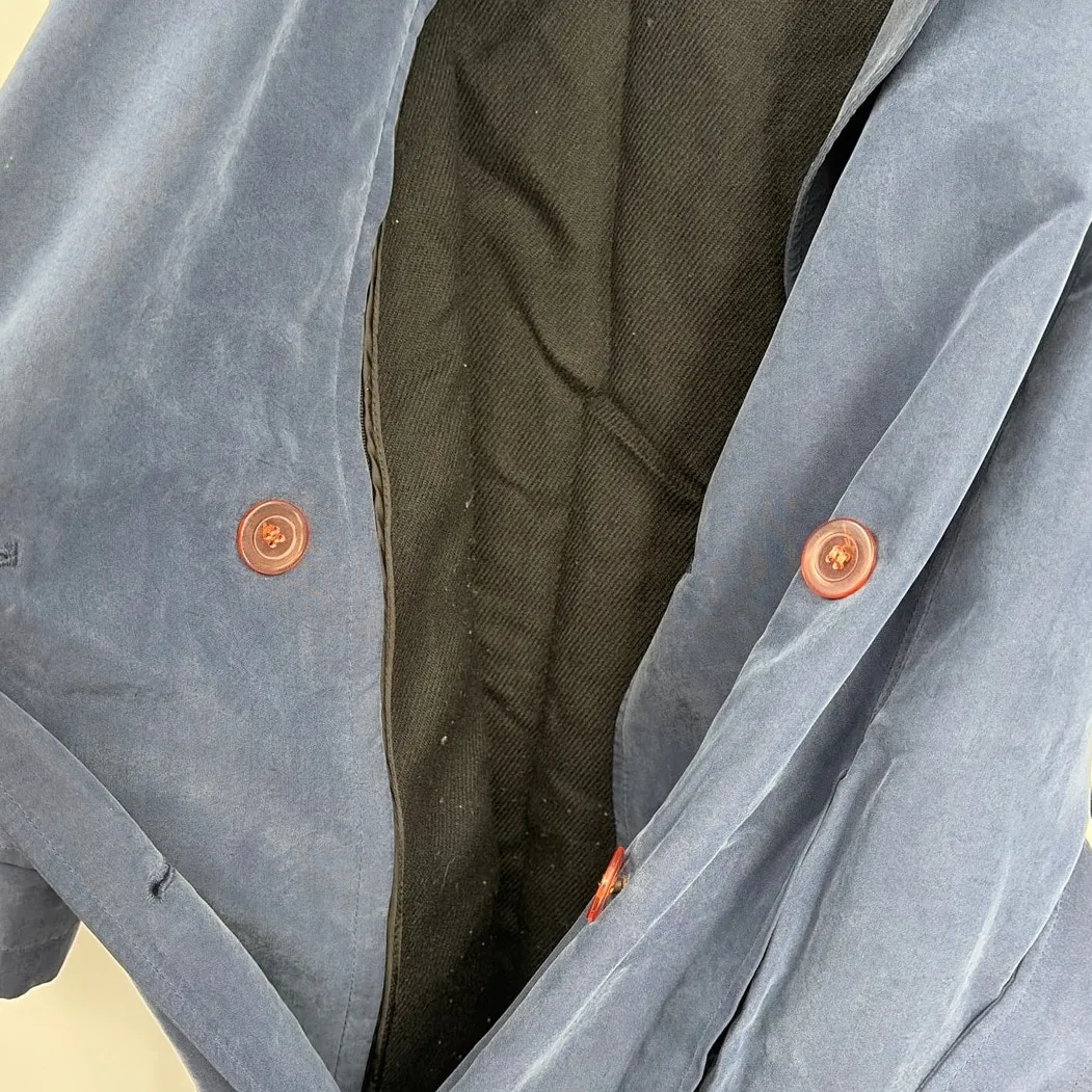 Jones New York Trench Womens Coat 10 Removable Wool Line Old Money Double Breast - Image 8