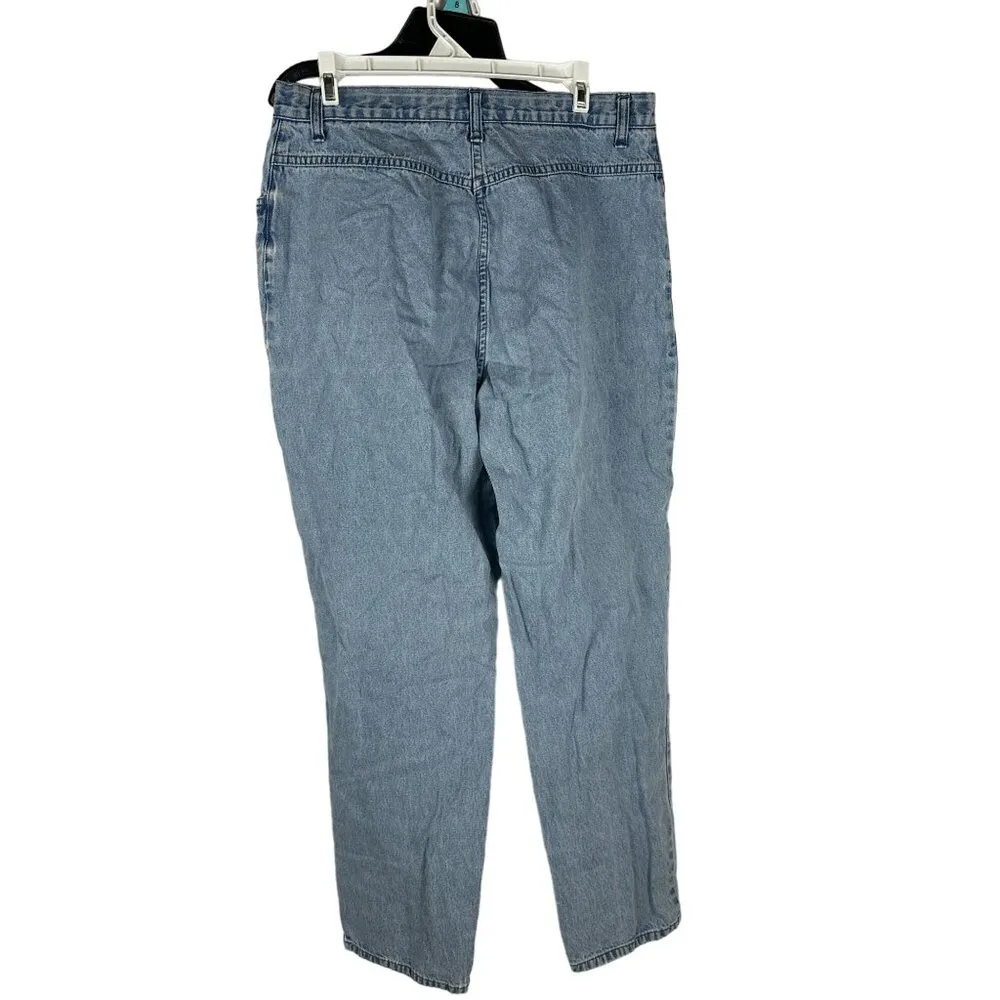 Christopher & Banks Women's Light Wash Denim Jeans Size 12 - Image 2