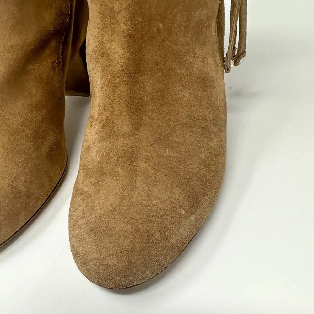 Rag & Bone Dalia II Tie Strap Tan Suede Bootie, EUC, Size 9.5x MSRP $595 - Image 4