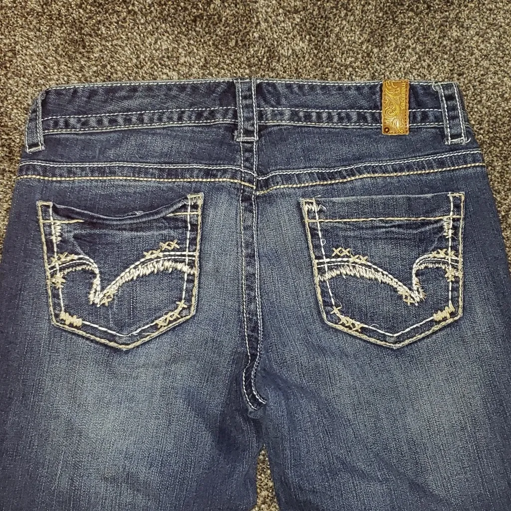 Maurices ThickStitch Embellished Flared Boot Jeans - Image 3