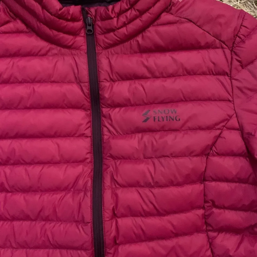 Snow flying jacket size medium Pink - Image 3