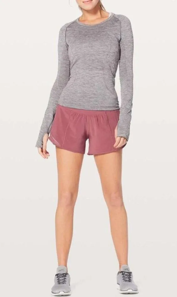 Lululemon Hotty Hot Short II Long 4" So Merlot 4 tall - Image 2