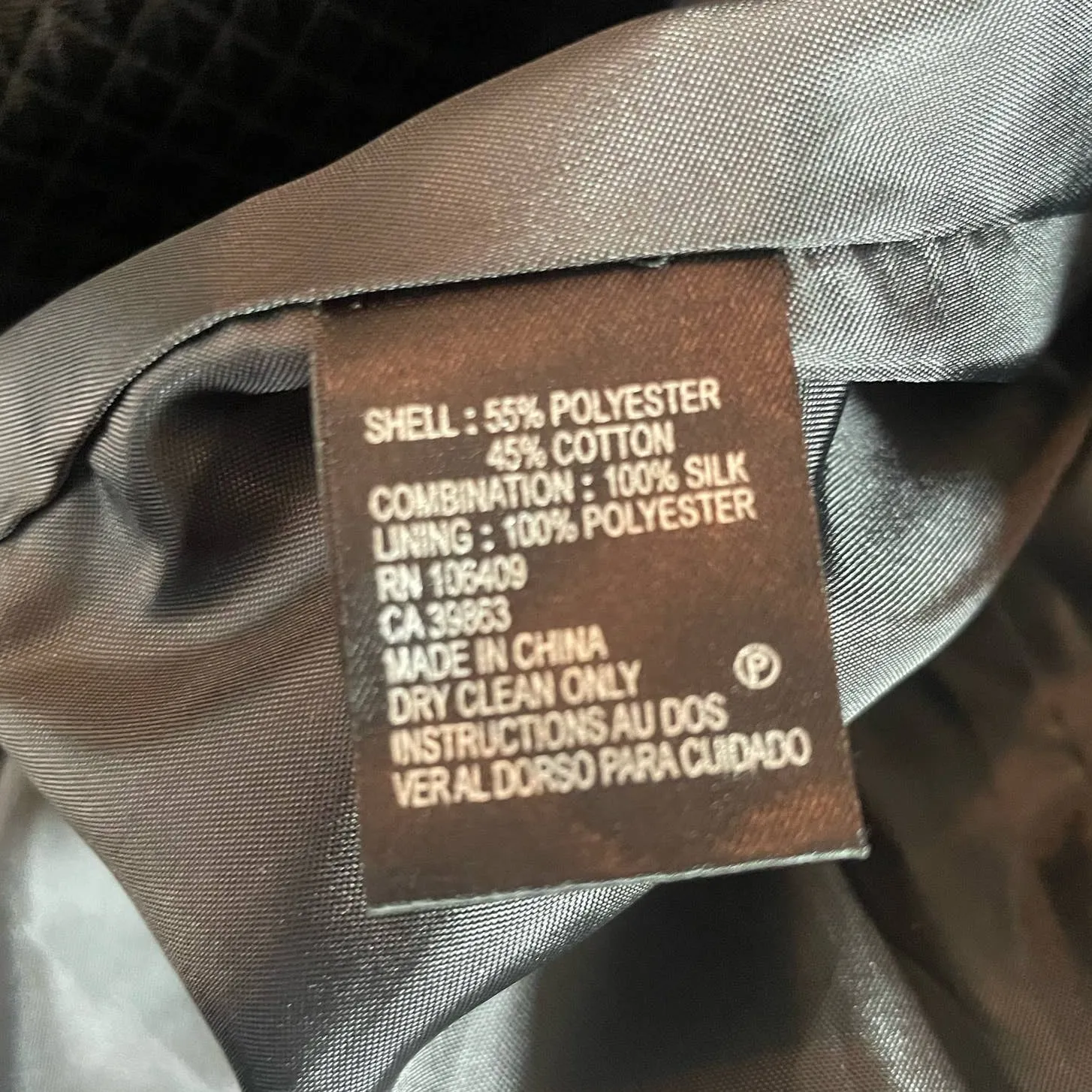 Tahari Women Cropped Jacket Silk Trim Embossed Texture Career Event Evening Wear - Image 9