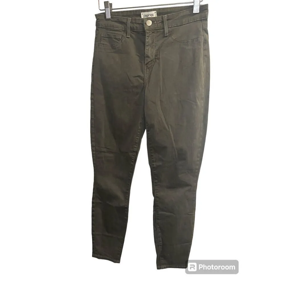✨Margot Crop Skinny Sz 26 Green Pants L'AGENCE✨ - Image 8