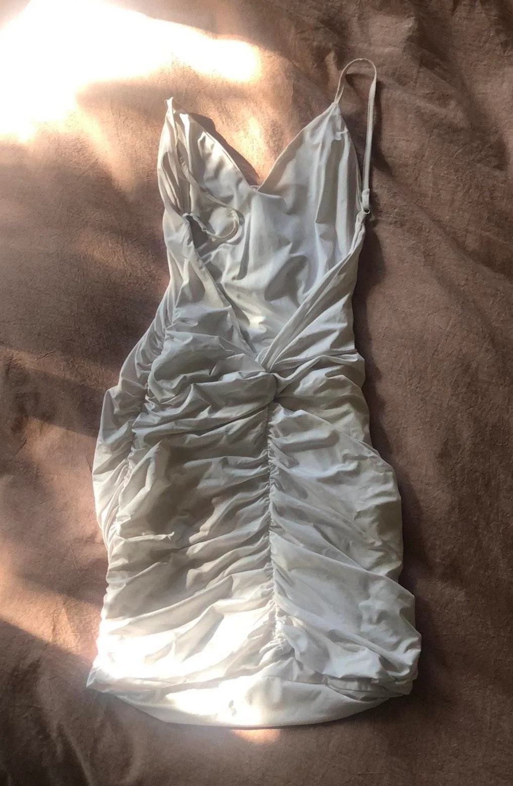 Tiger Mist White Bodycon Dress - Image 4