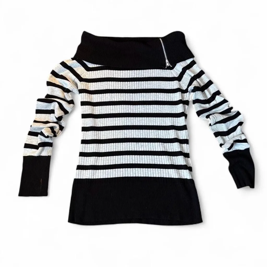 Bongo Y2K Striped Long Sleeve Top - Image 2