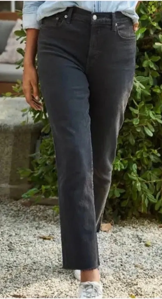 Frank & Eileen Cork Jeans Worn Black Sz M – Coastal, Minimalist, Normcore - Image 1