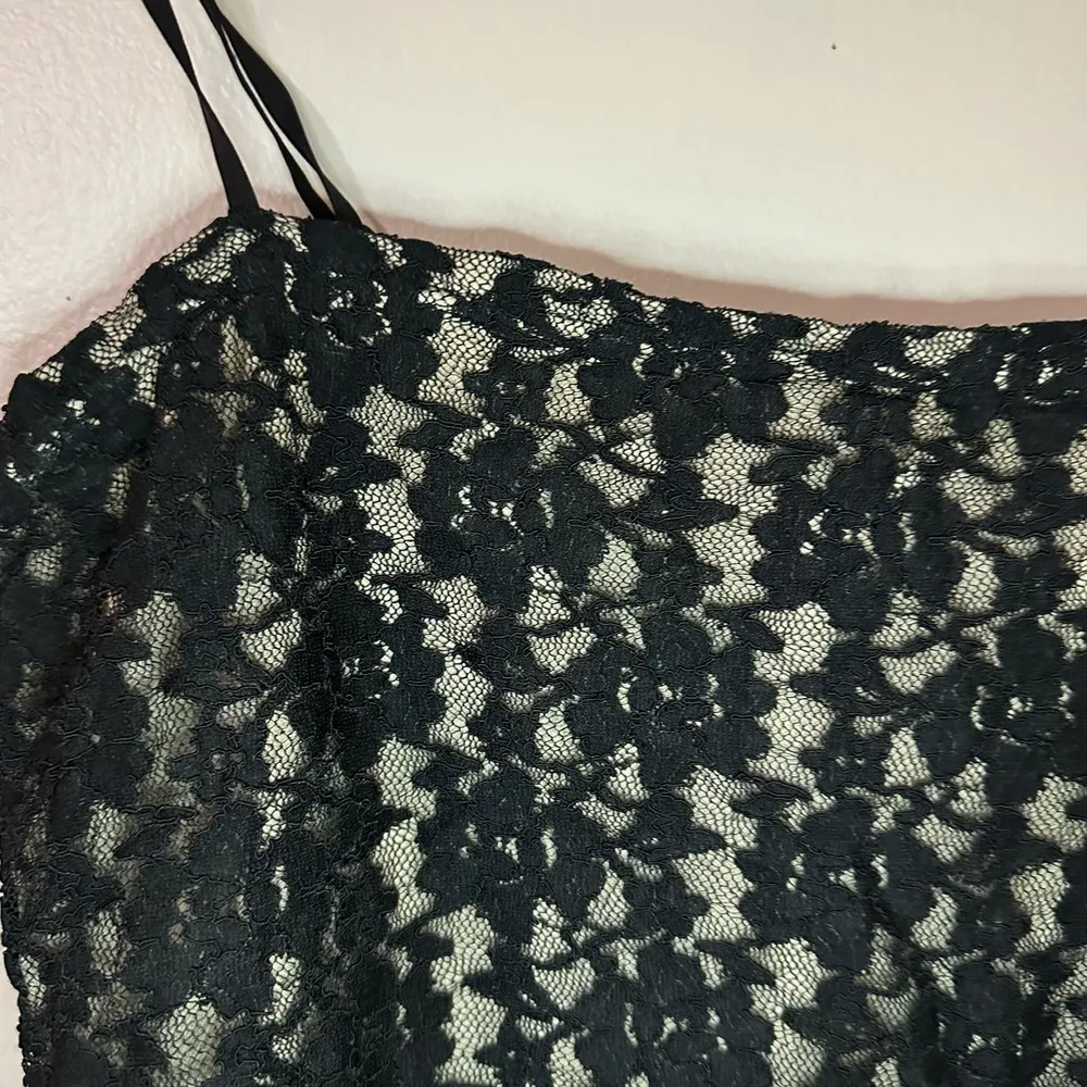 Boston Proper  Black Lace Cami Size Large - Image 4