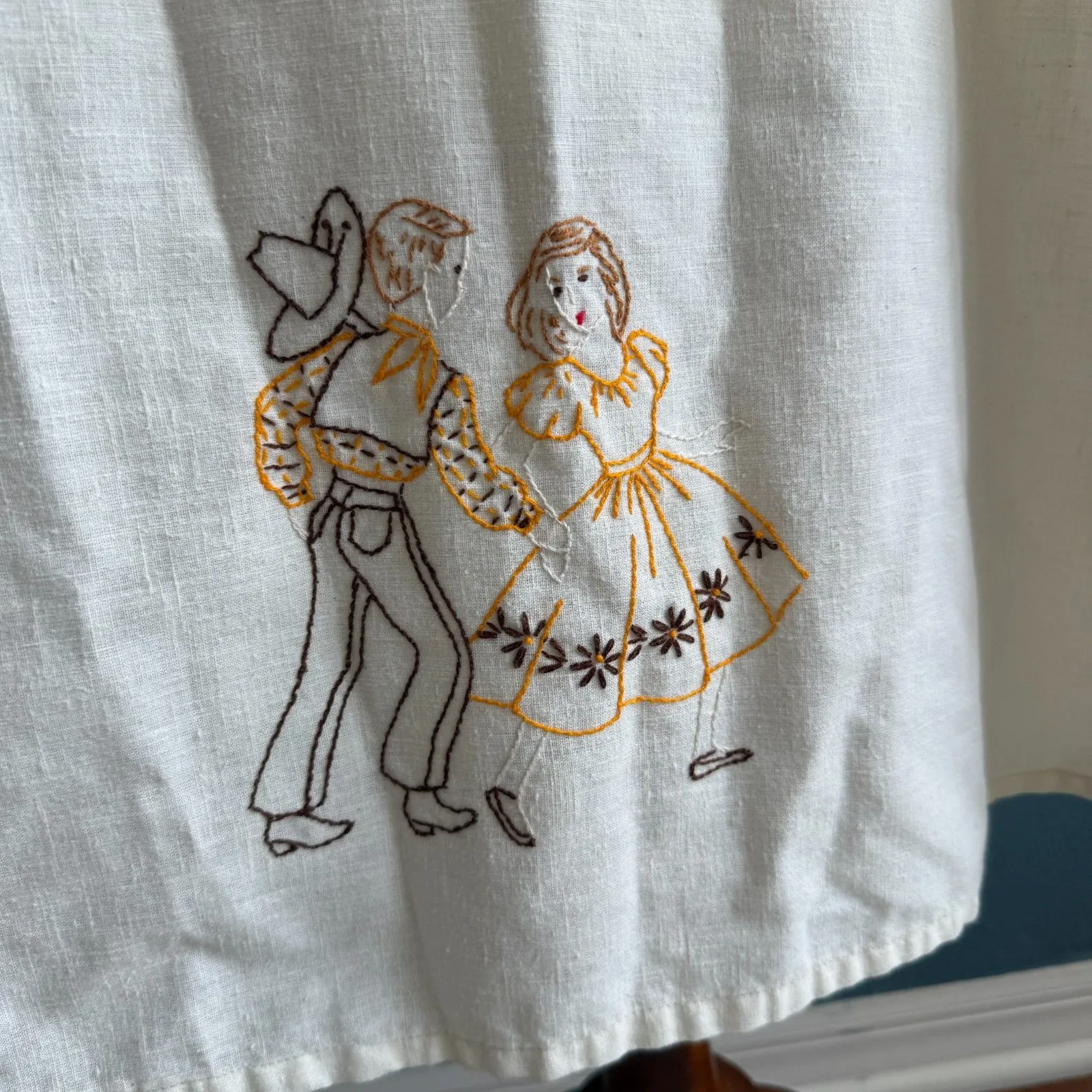 Handmade Embroidered Square Dancing Skirt - Image 5