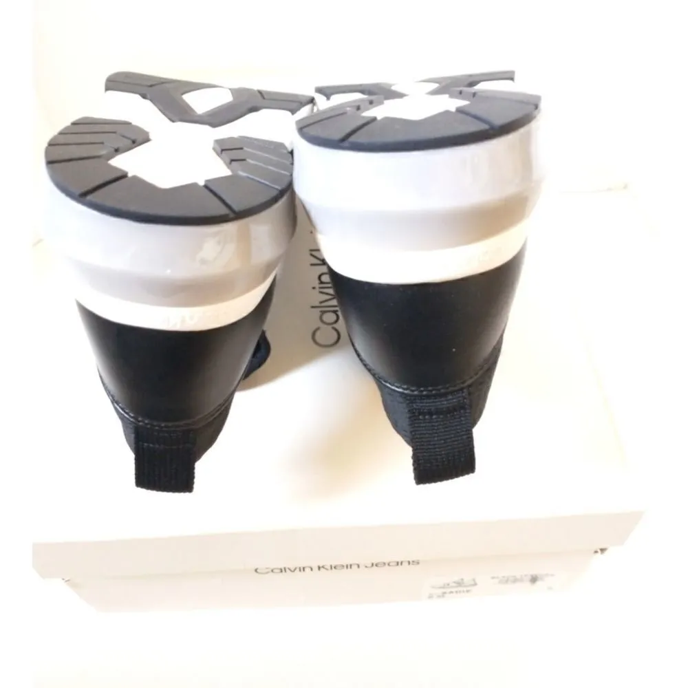 New! CALVIN KLEIN JEANS Women's Sadie Black Slip-on Sneakers Shoes Size 8 - Image 13