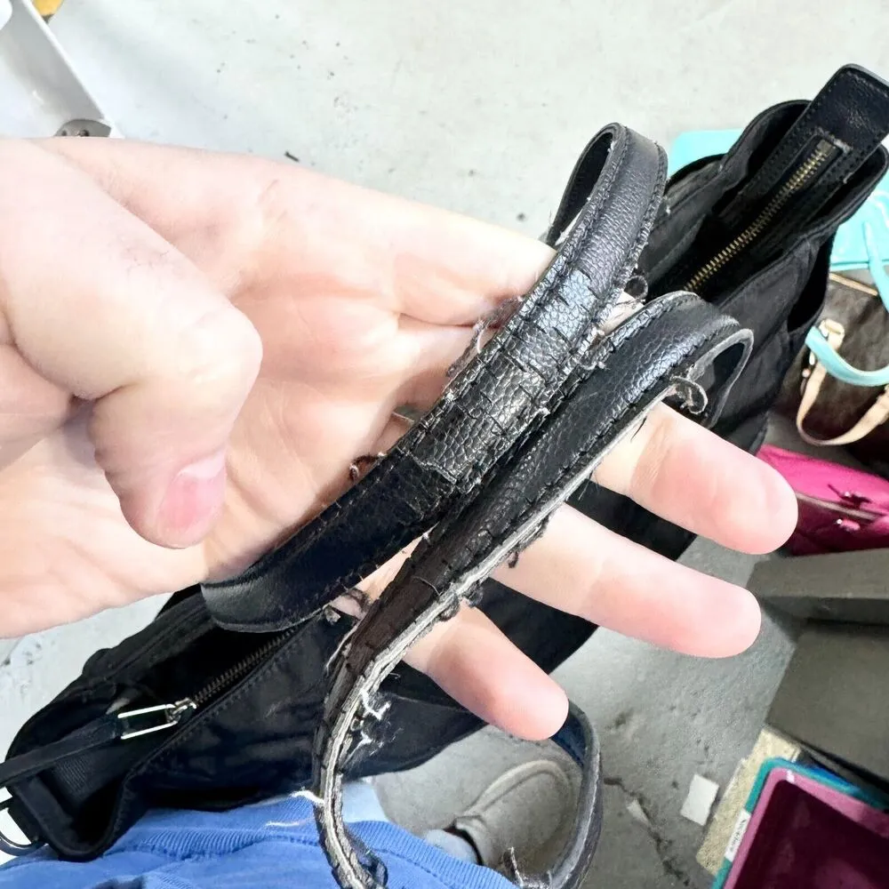 KATE SPADE Canvas Black Side Pocket Diaper Bag Multi Pocket Medium - Image 2