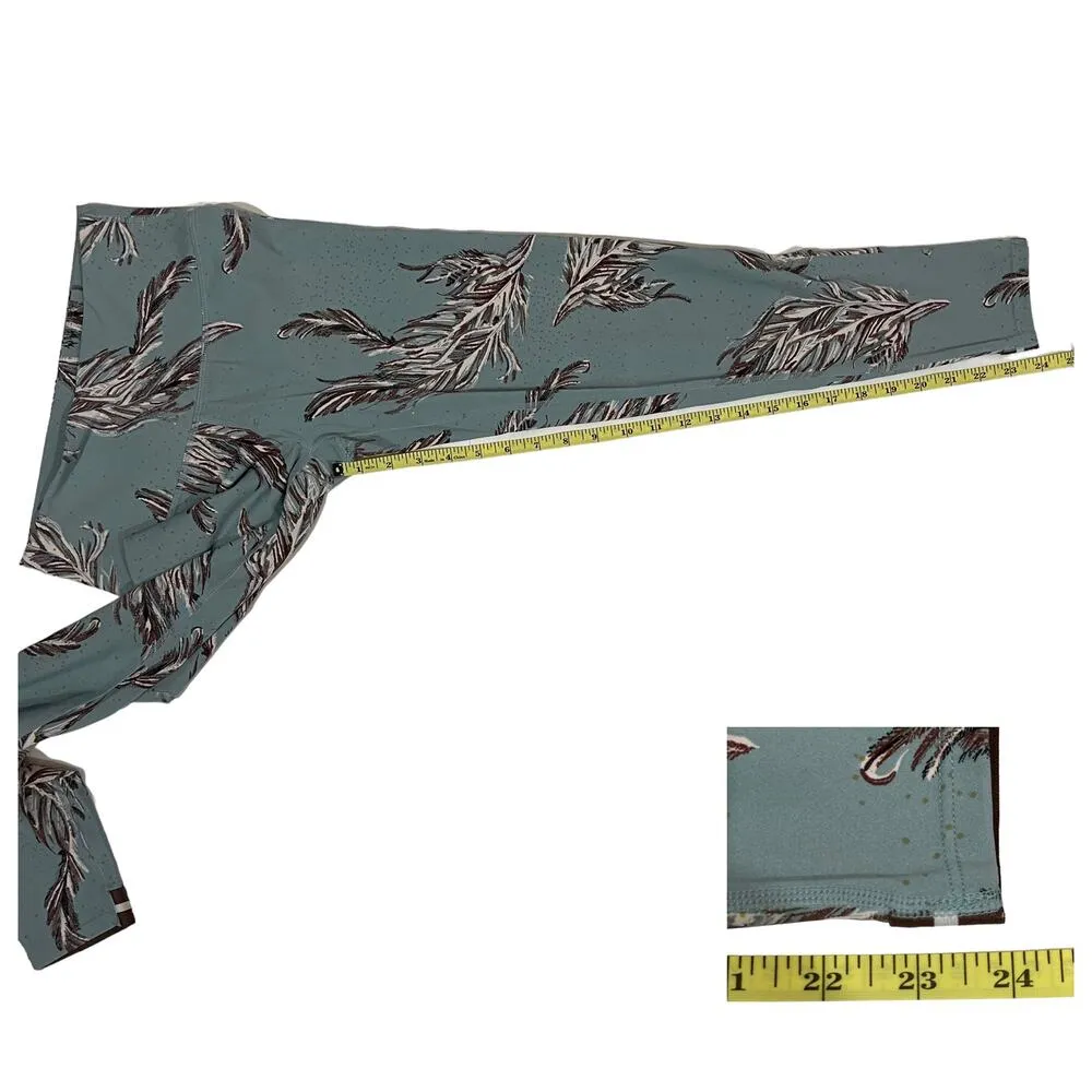 Free People Movement Movement Serene Feather Printed 7/8 Yoga Leggings - XS - Image 5