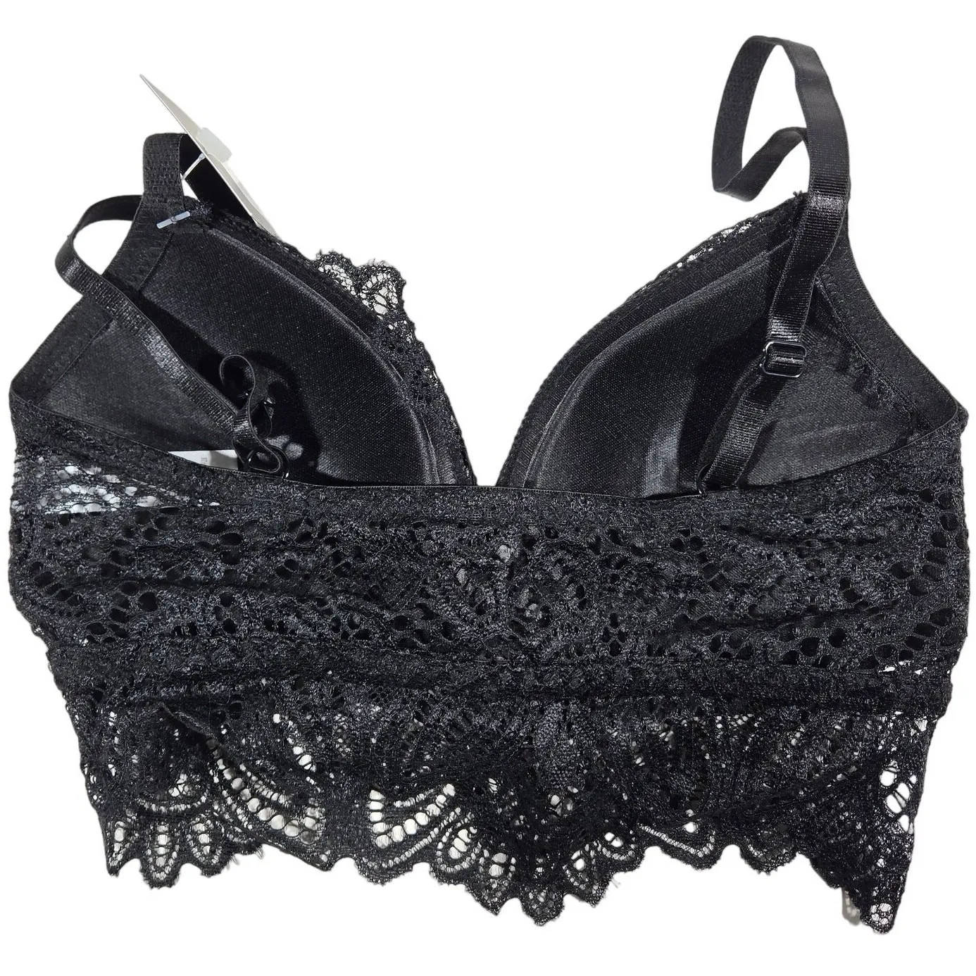Frederick's of‎ Hollywood Finley Lace Bralette Black S NWT - Image 2