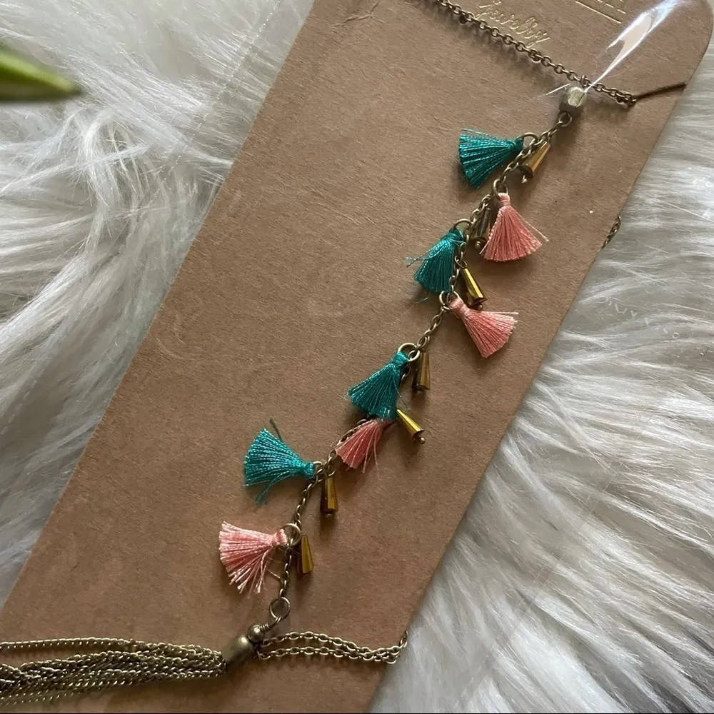 Anthropologie Shiraleah Constanza Fringe chain necklace - Image 2