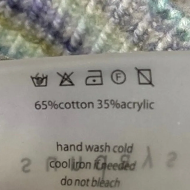 Sundays Multicolor Striped V-neck Jeweled Button Long Sleeve Cardigan Sweater S - Image 5