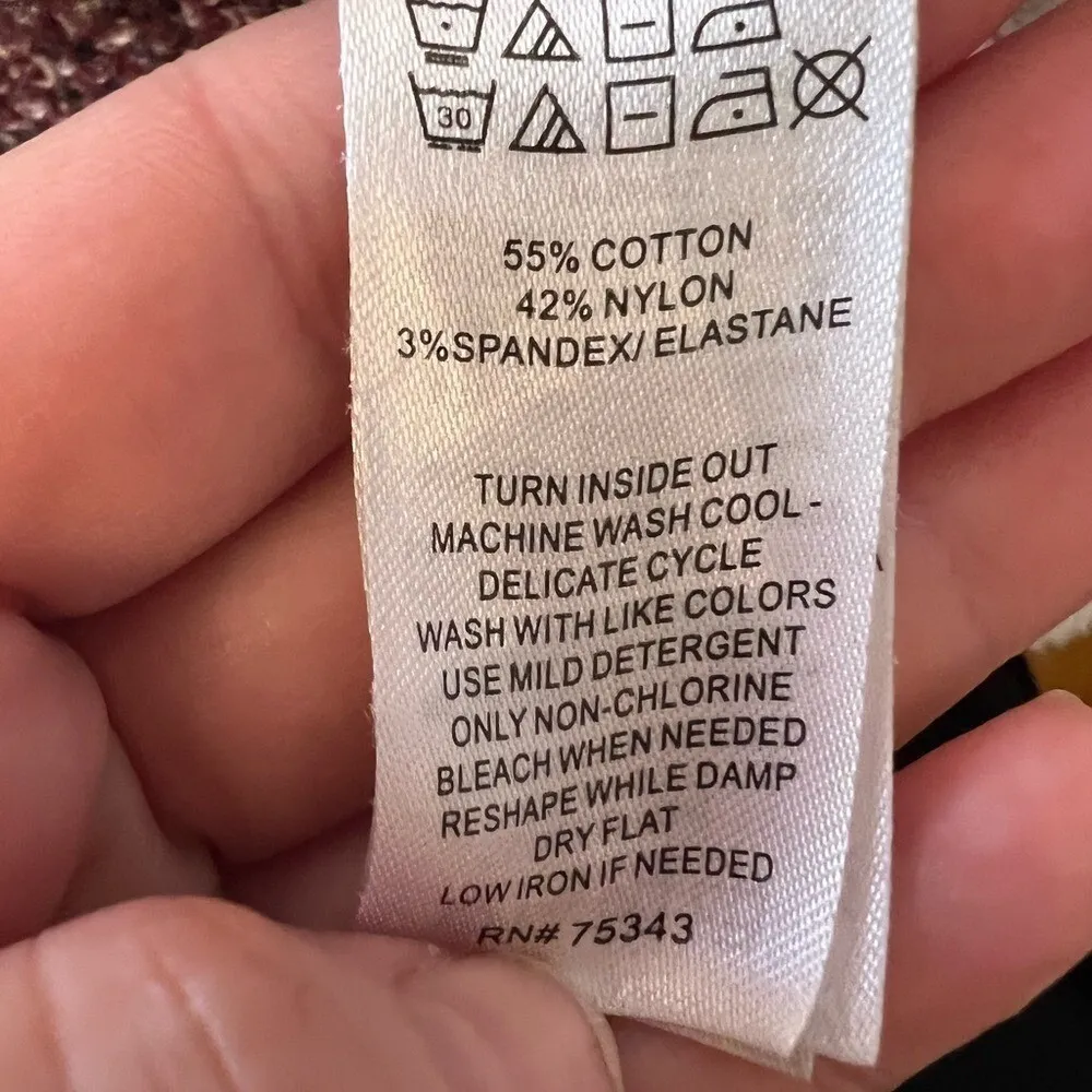 London Kaye Cotton Blend Open Front Cardigan Aztec Boho Southwestern Print M Gray Size M - Image 12