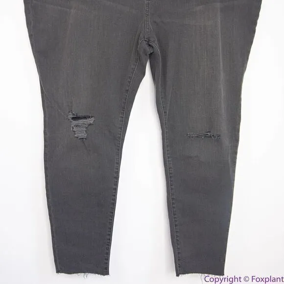 NEW Madewell‎ petite High-Rise Skinny Jeans in Black Sea, 37P - Image 5