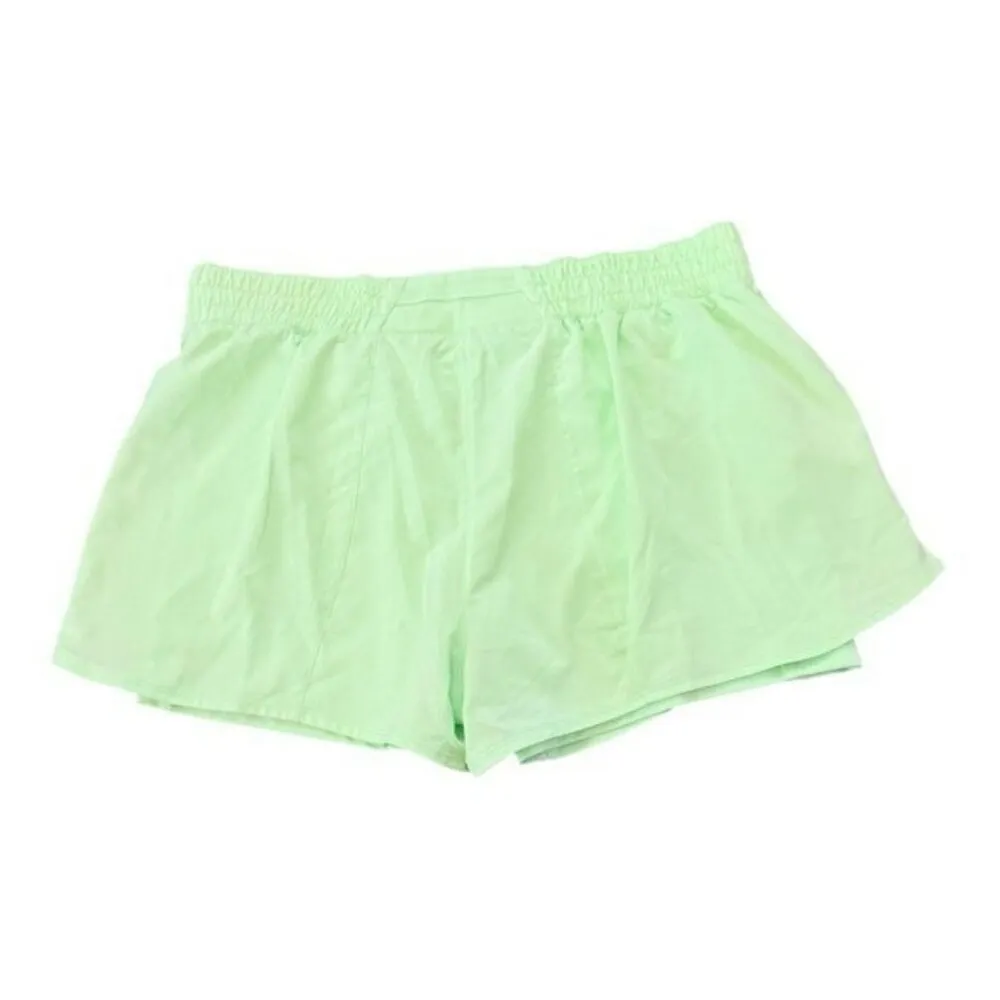 NIKE Women’s One Dri Fit Mid Rise Brief Lined Shorts Barely Volt Size XL NEW - Image 2