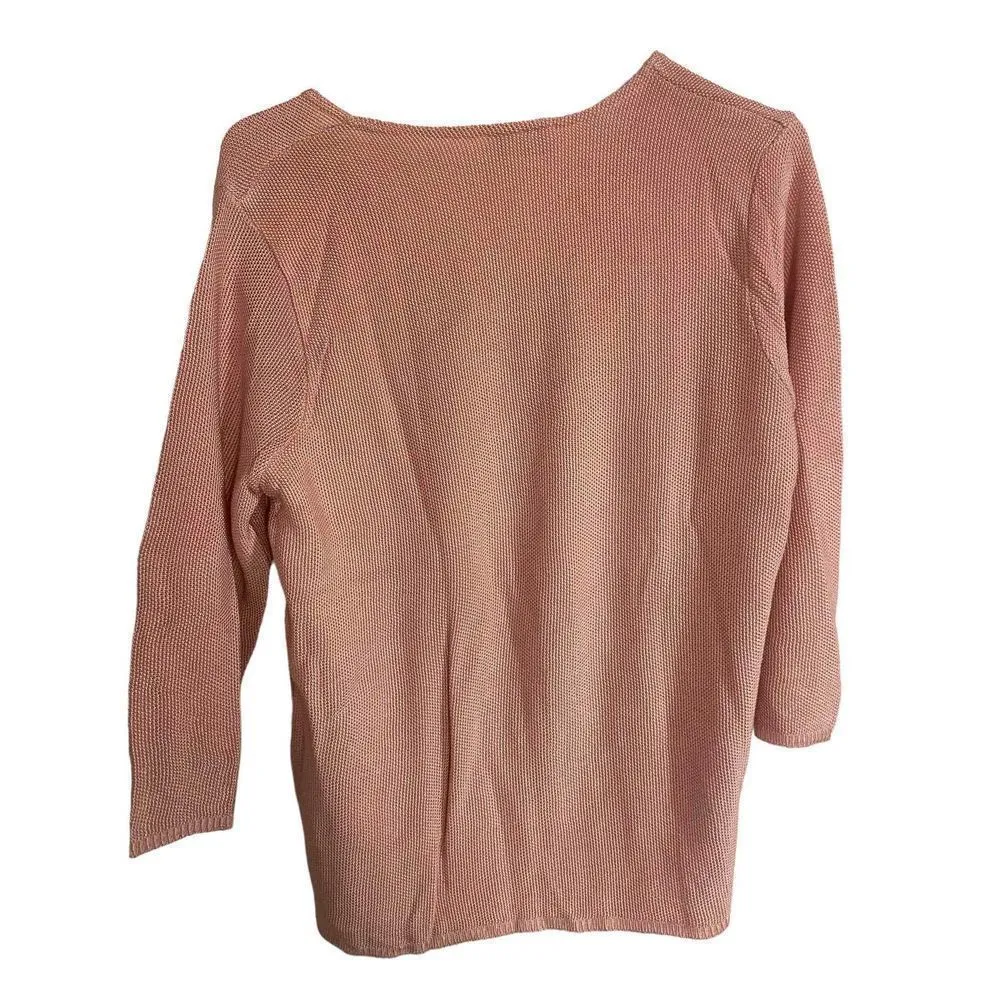 Sarah Arizona size XL rose colored
Vneck sweater made of imported yarn Pink - Image 9