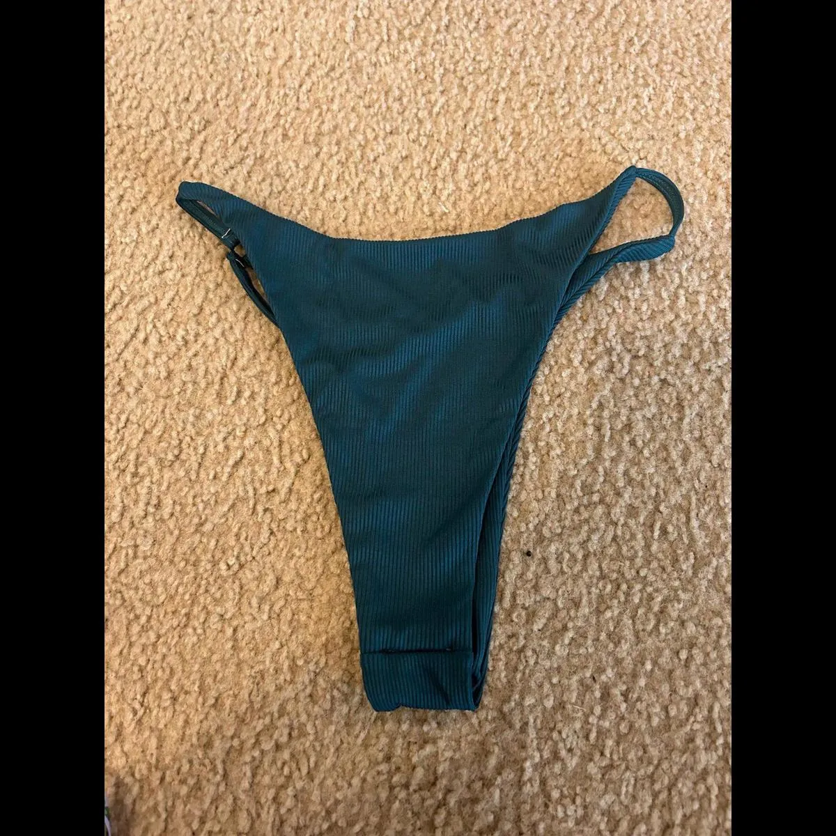 Oman size medium bathing suit bottom swim suit bikini Blue - Image 2