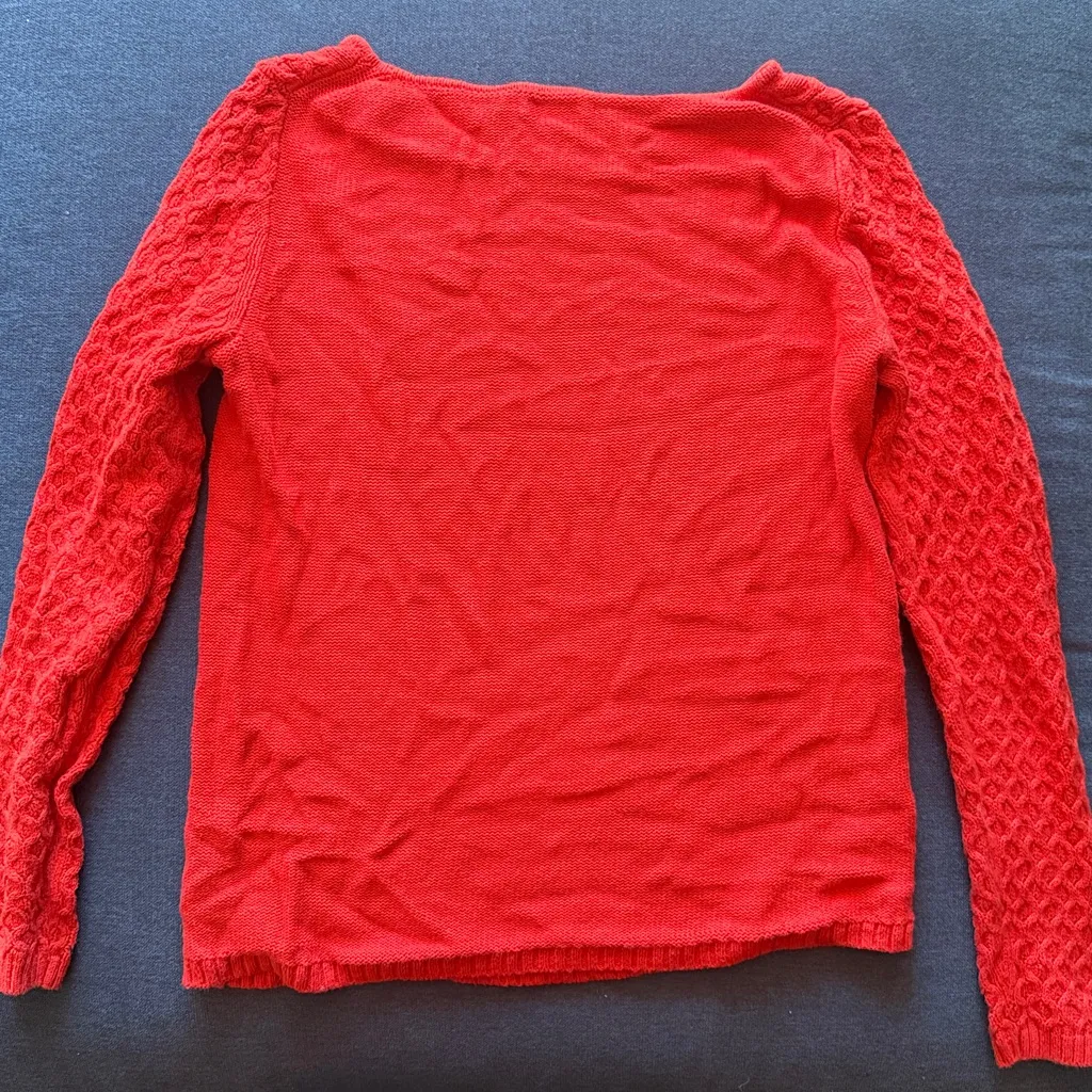 J. Crew Red Knit Top - Image 3