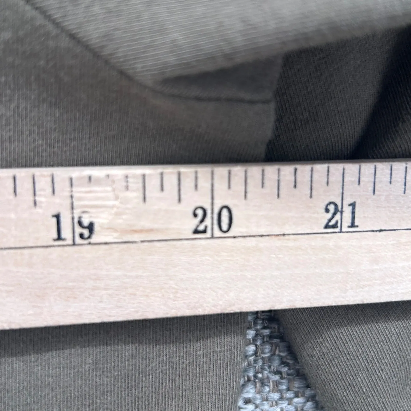 Denim & Co Embroidered Top‎ M Olive Green Size M - Image 11