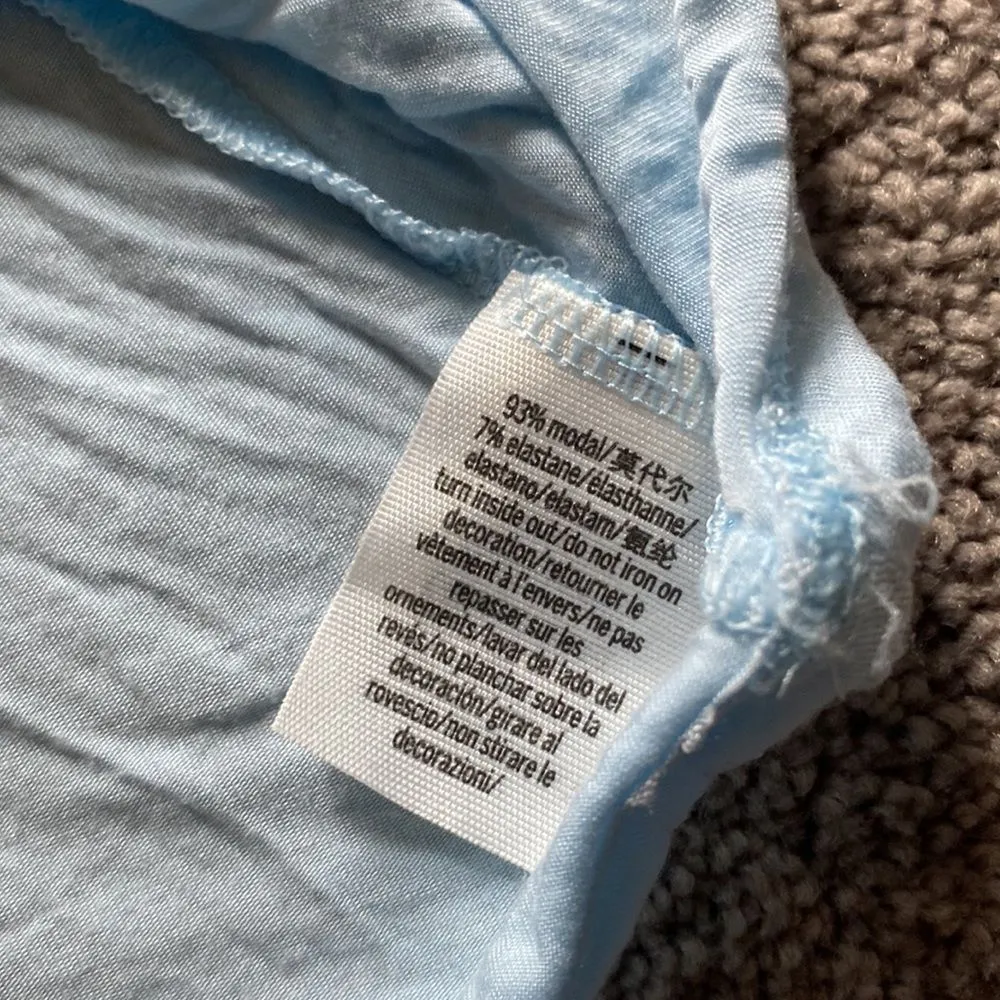 Pink Super Soft Pale Blue Salt Water Wasted Tank Top SIZE XS - Image 4