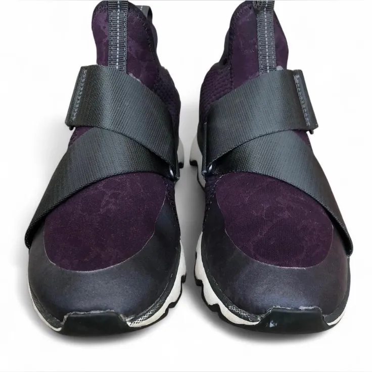 Sorel Kinetic Sneak Womens Size 6 Shoes Purple Knit Slip On Athletic Sneakers - Image 3