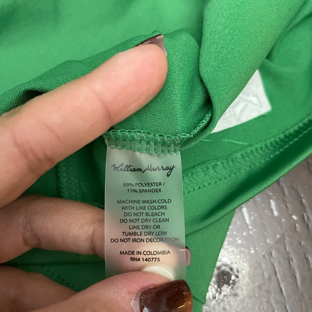 William Murray Golf Green Polo Blouse Size L - Image 6