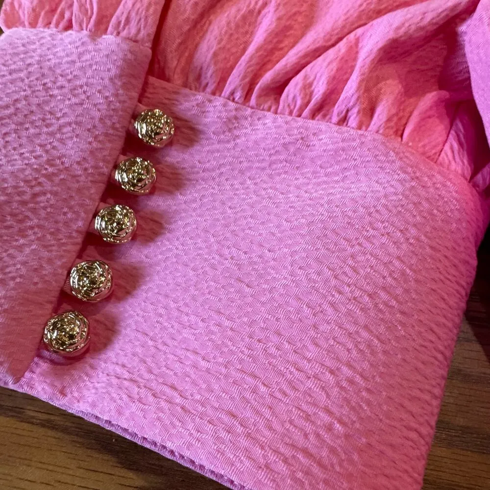 REBECCA VALLANCE Pink Winslow Puff - Image 14