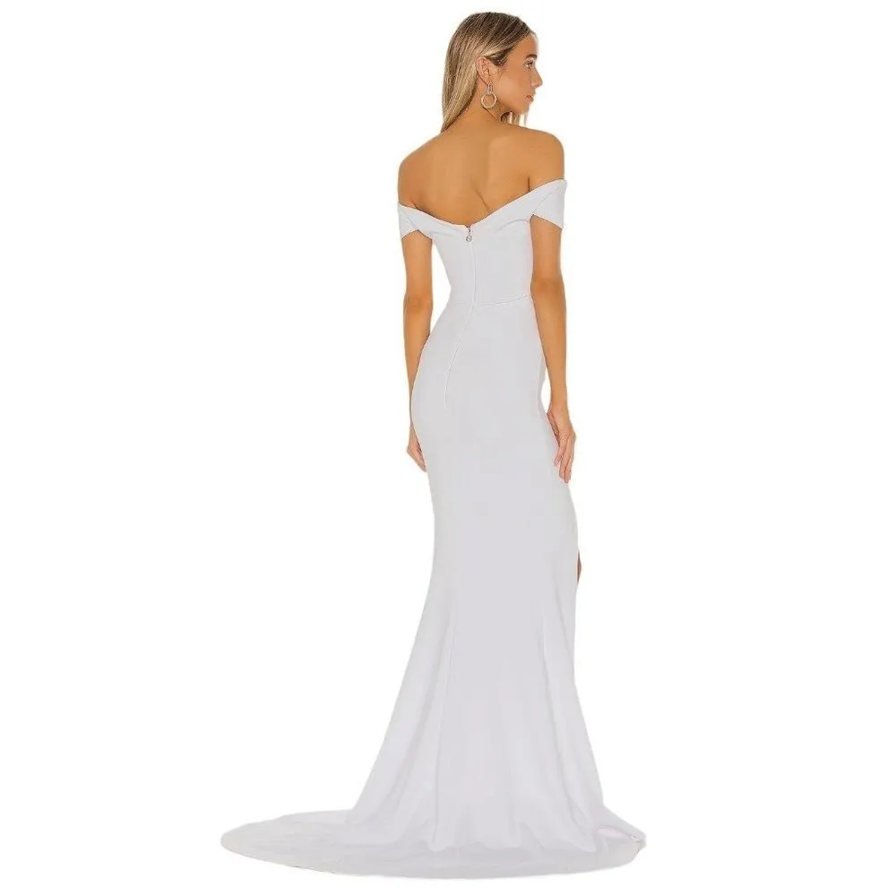 Nookie Neptune Gown in White XSmall New Womens Long Formal Maxi Dress - Image 2