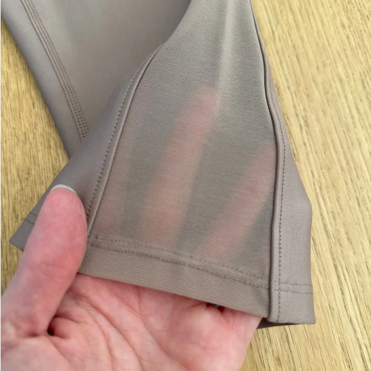 Alo Yoga Mesh High Waist Capri Airlift Just Right Size M Brown - Image 2