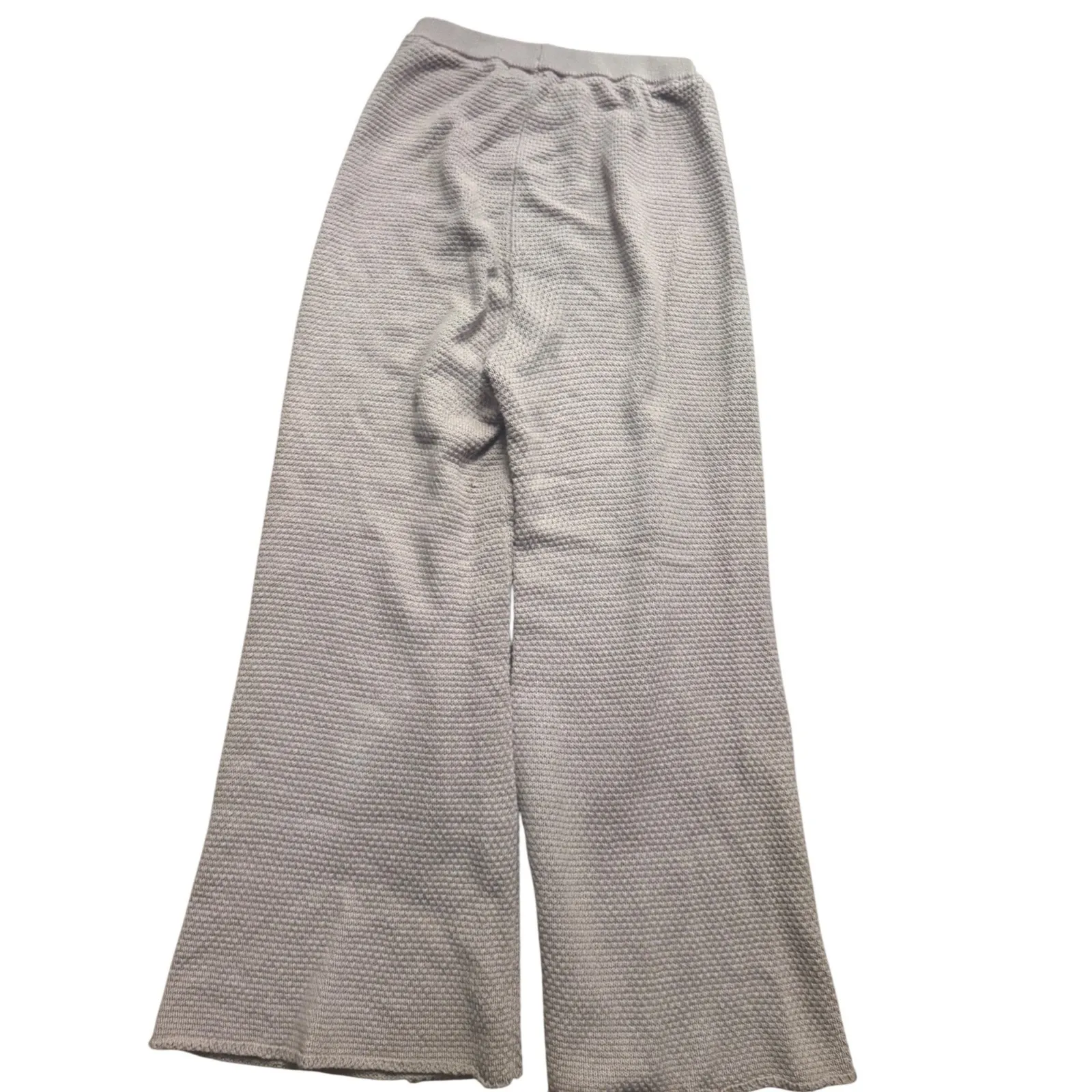 Free People Beach Hailee Waffle Knit Lounge Set Cozy Coastal Boho Small Relaxed - Image 7