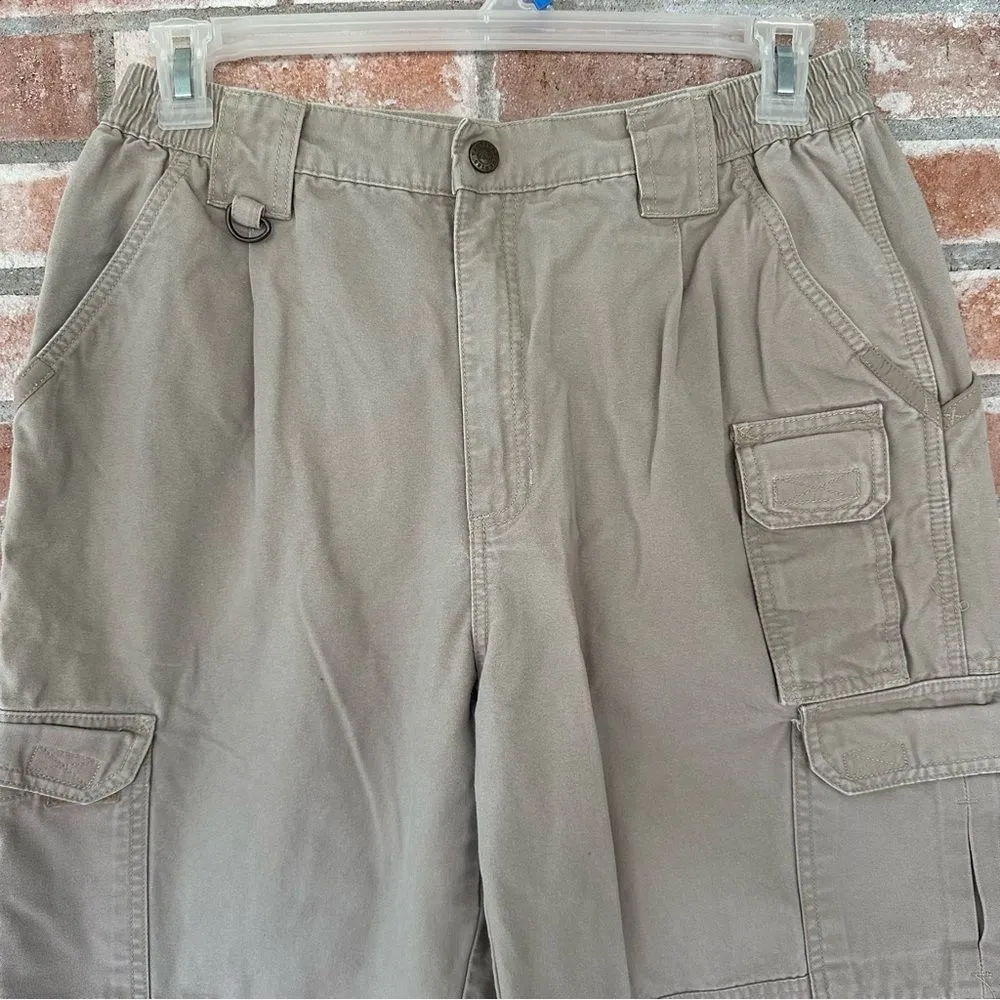 5.11 Tactical Cotton Utility Straight Pants Canvas Khaki Womens 14 Cargo Uniform - Image 2