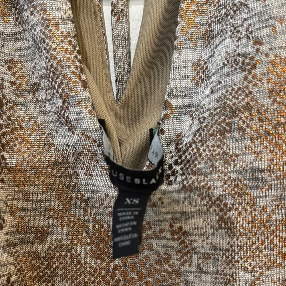 Snakeskin Print Sleeveless Dress - Image 2