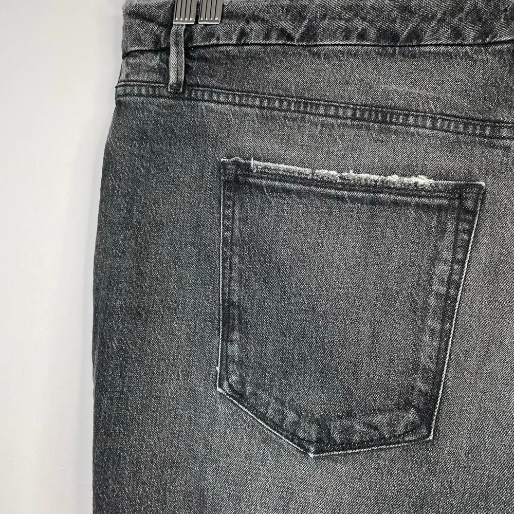 Good Classic Low Waist Fray Black Gray Ankle Jeans womens 20 new - Image 10