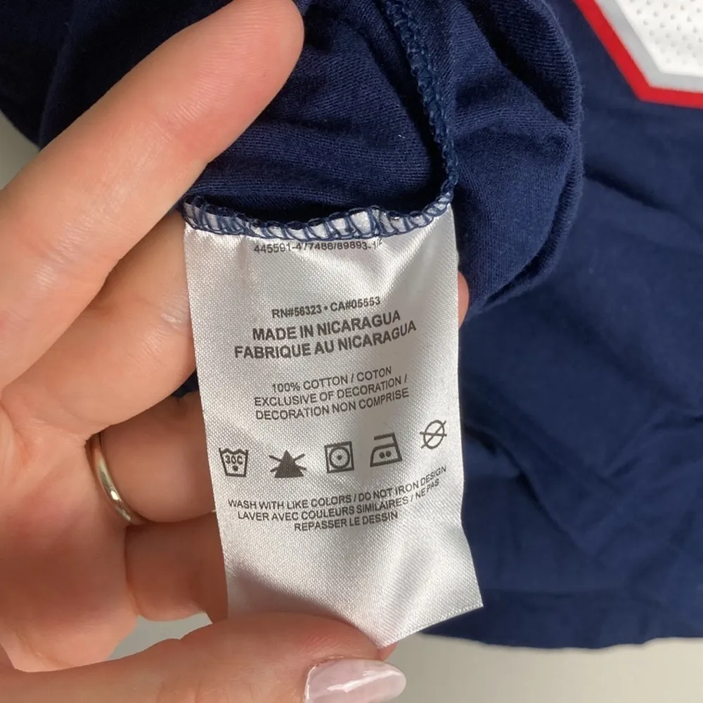 Nike Team Patriots Football Mac Jones T-Shirt Women's Size Large New With Tag - Image 6