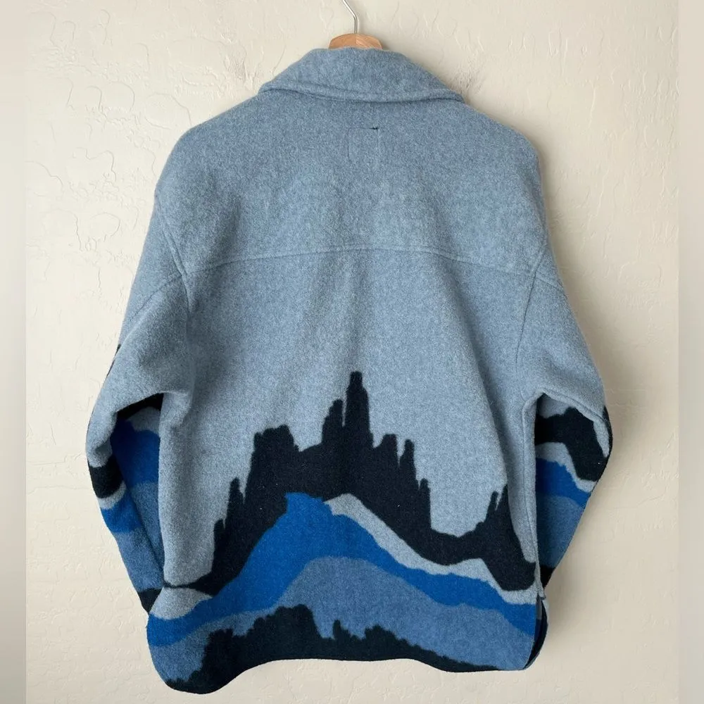 Wild Fable Target Monochromatic Cozy Mountain Oversized Snap Button Shacket - Image 3