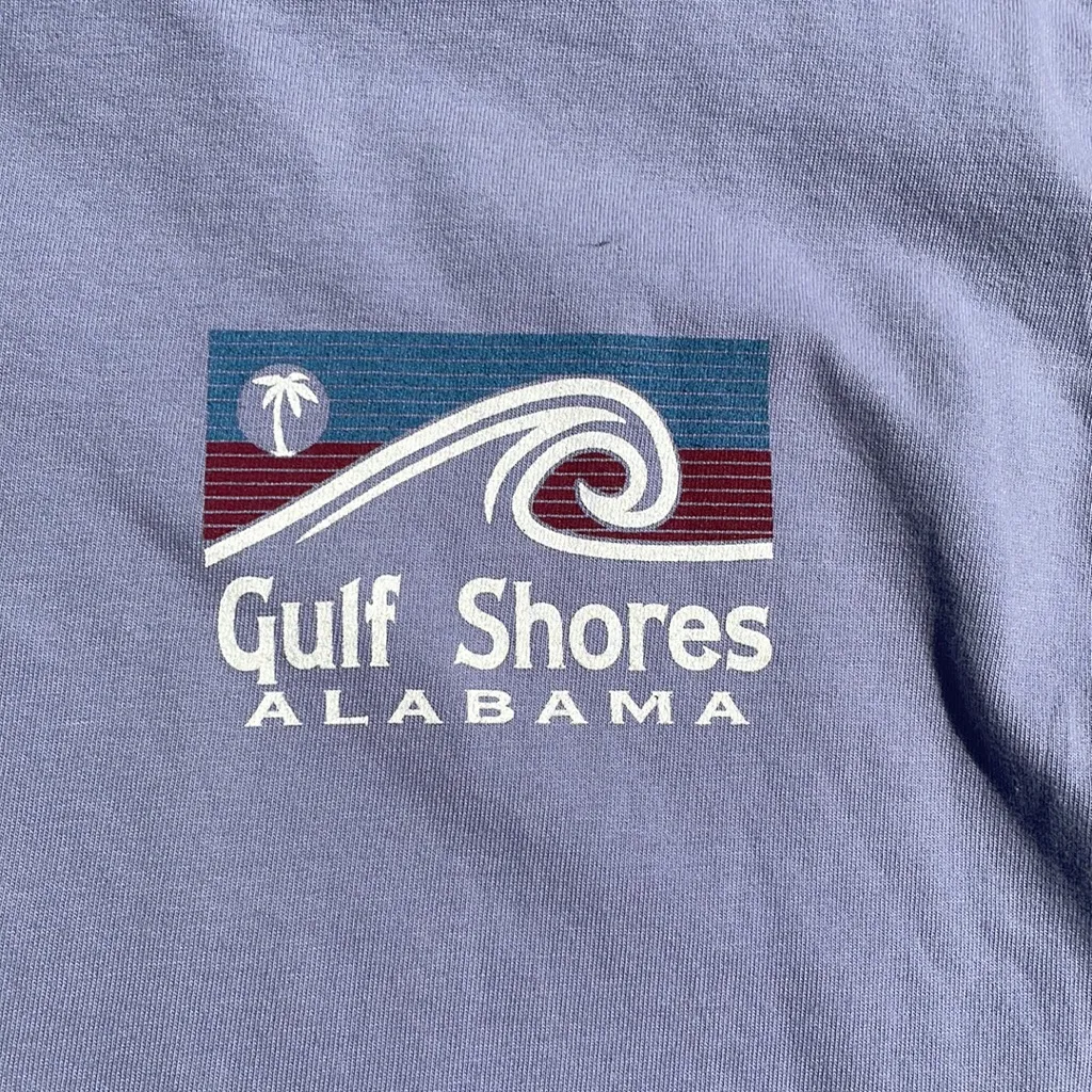 Gulf Shores Longsleeve Tshirt Medium Gray - Image 2