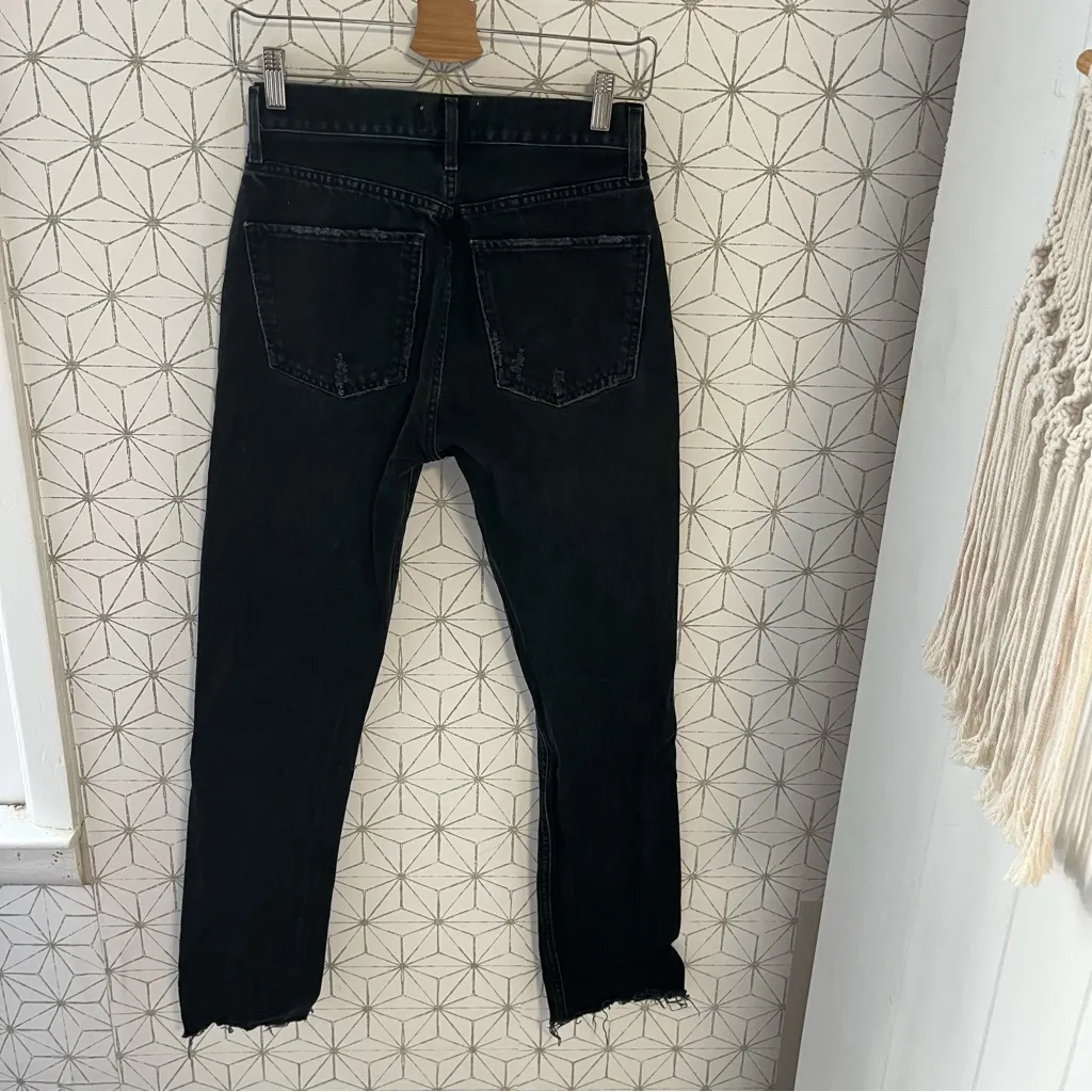 AGOLDE Cherie Jean High Rise in Distortion - Image 7