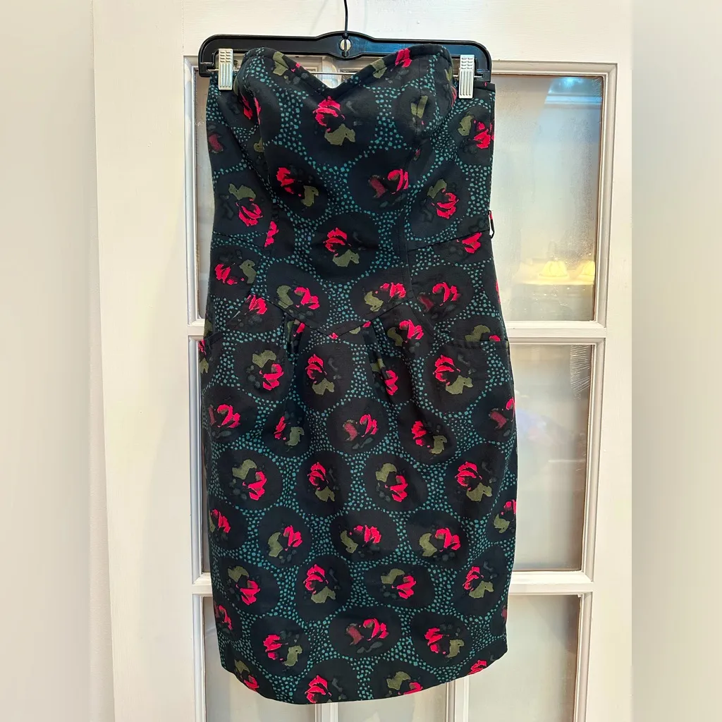 Frock! by Tracy Reese Strapless Beverly Silk Dress Rose Wine Size 10 Medium NWT - Image 13