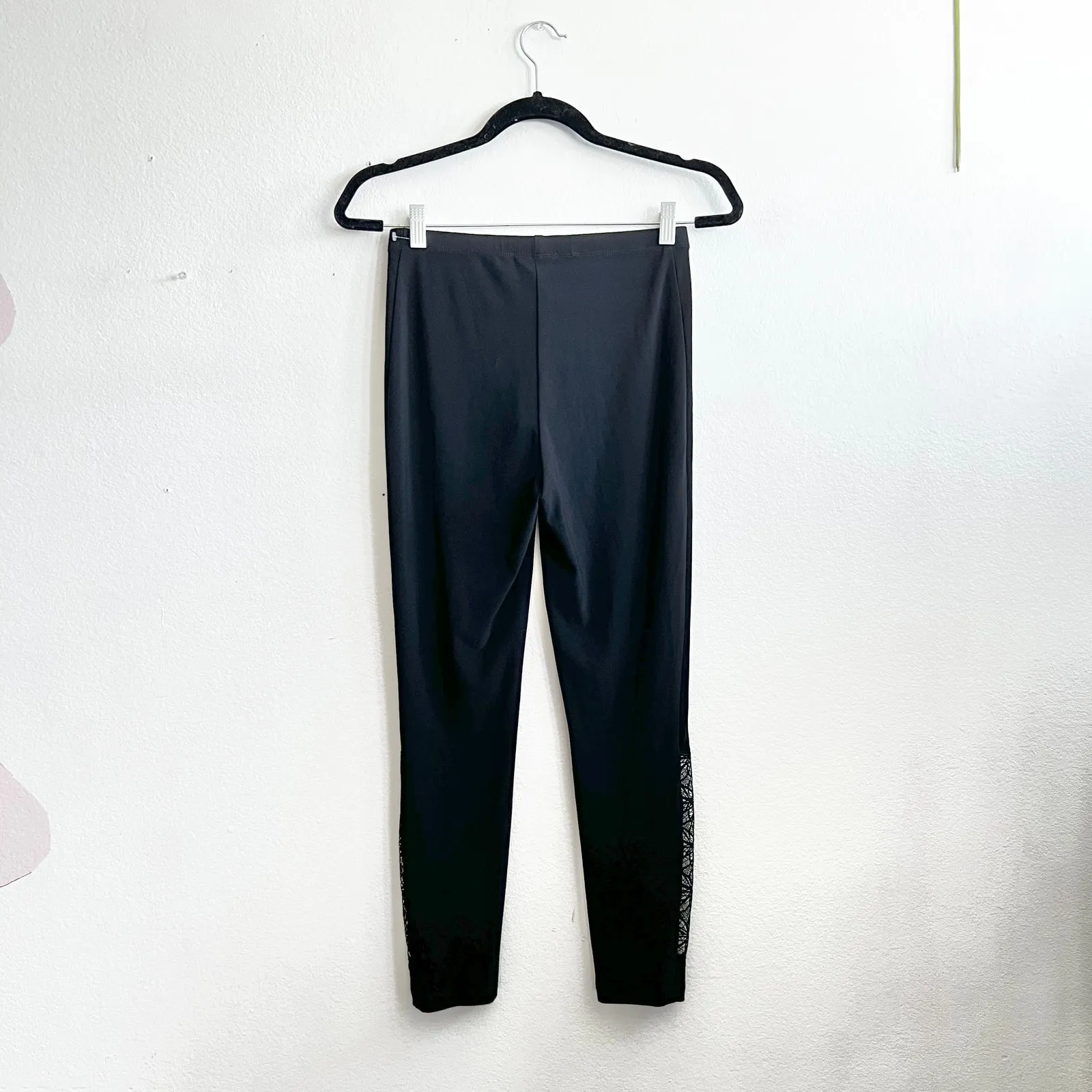 Joseph Ribkoff Black Legging Pants Stretch Slim‎ Fit Classic Minimalist Sz 4 - Image 2
